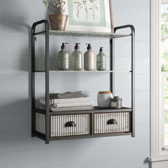 Steelside™ Carlisle Metal Wall Bathroom Cabinet & Reviews | Wayfair